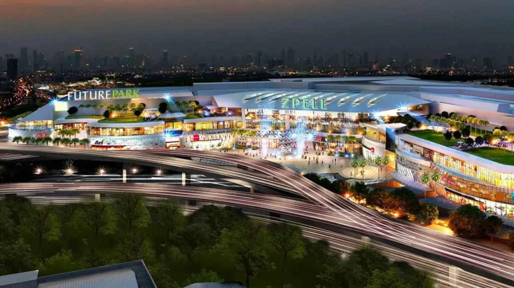 ห้างฟิวเจอร์ปาร์ครังสิต จุดรับรถบริษัท เช่ารถรังสิต