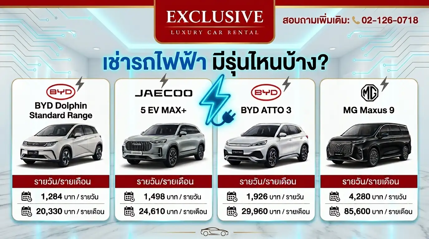 ปกเช่ารถไฟฟ้า